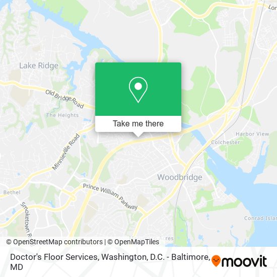 Doctor's Floor Services map