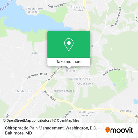 Chiropractic Pain Management map