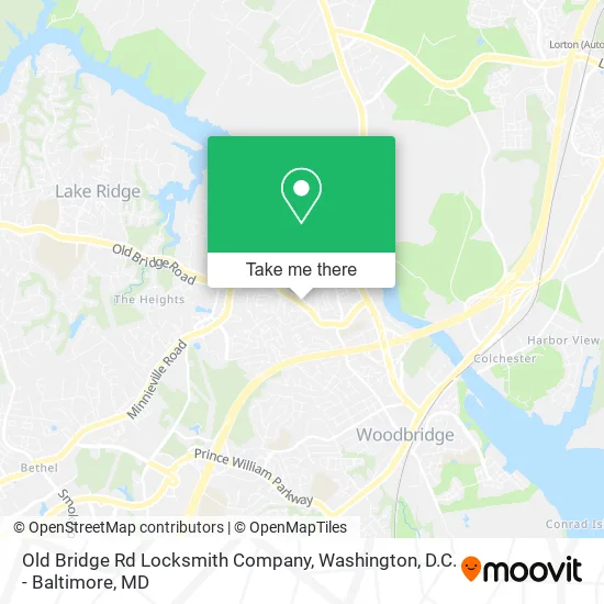 Mapa de Old Bridge Rd Locksmith Company