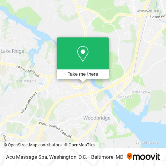 Mapa de Acu Massage Spa