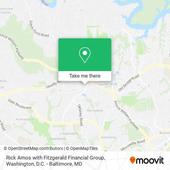 Rick Amos with Fitzgerald Financial Group map