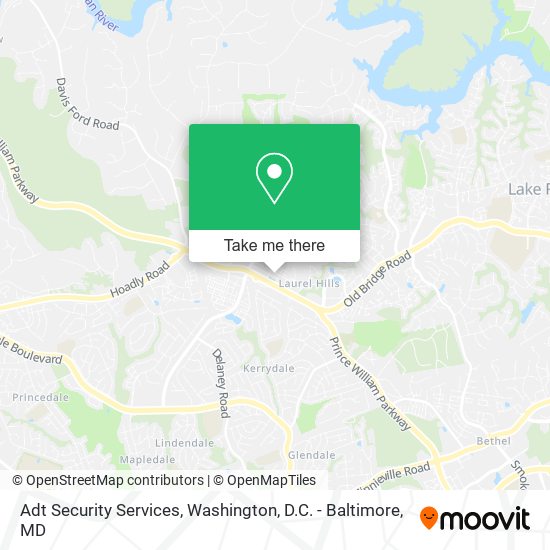Adt Security Services map