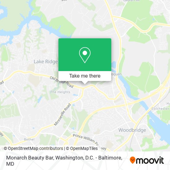 Monarch Beauty Bar map