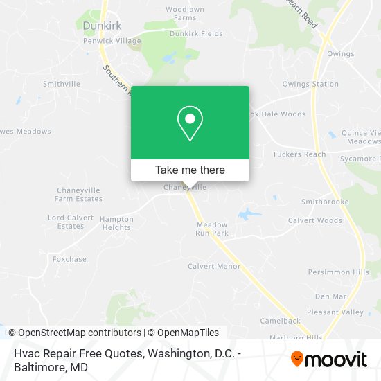 Mapa de Hvac Repair Free Quotes