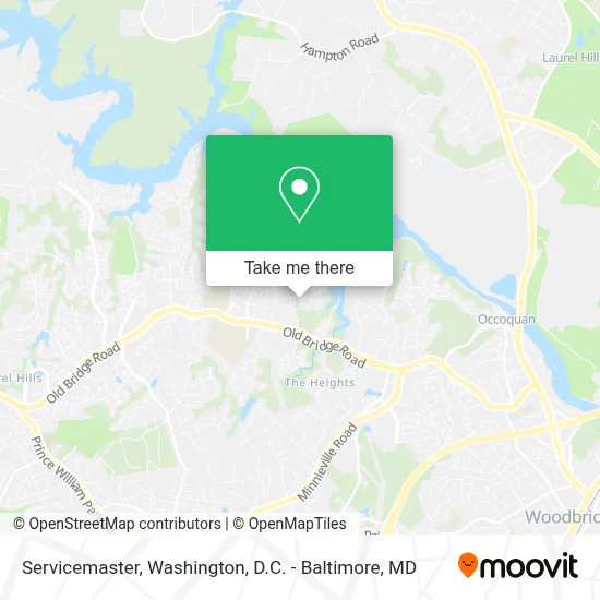 Servicemaster map
