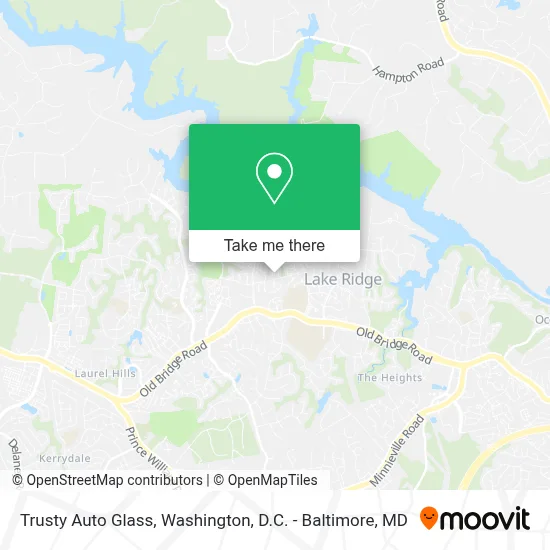 Trusty Auto Glass map