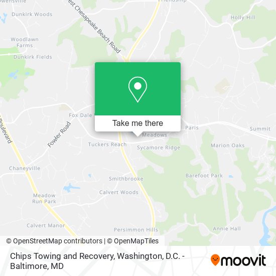 Mapa de Chips Towing and Recovery