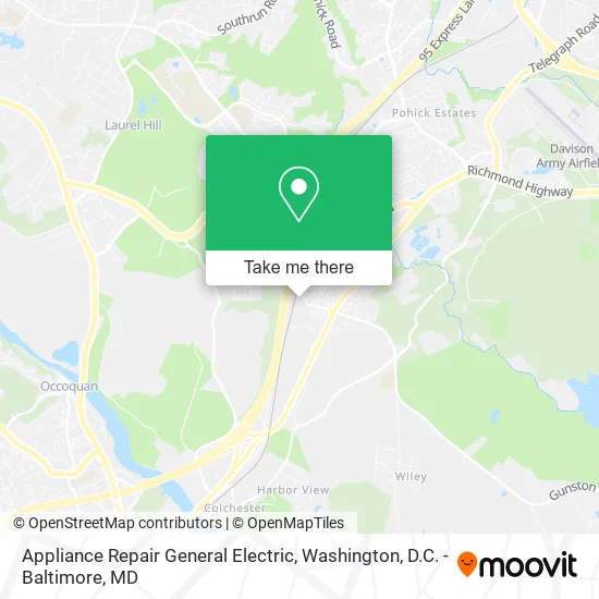 Mapa de Appliance Repair General Electric