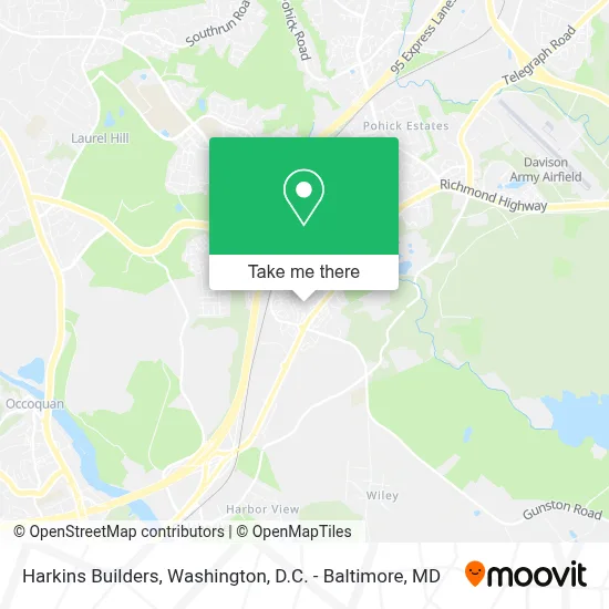 Harkins Builders map