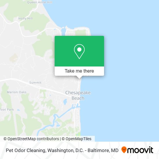 Pet Odor Cleaning map