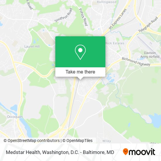 Medstar Health map