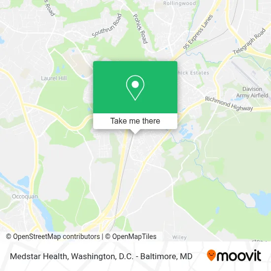 Medstar Health map