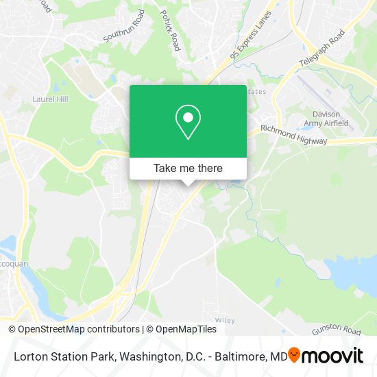 Mapa de Lorton Station Park