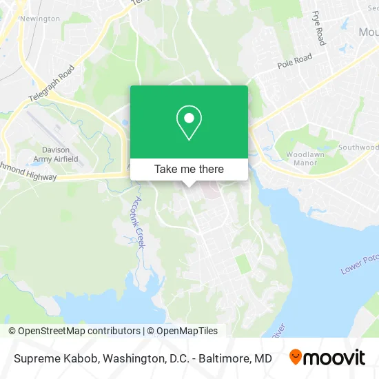 Supreme Kabob map