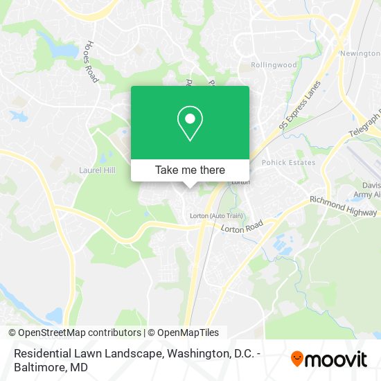 Mapa de Residential Lawn Landscape