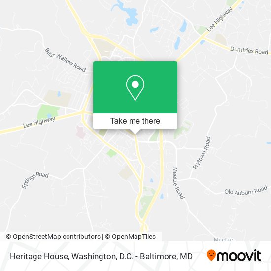 Heritage House map