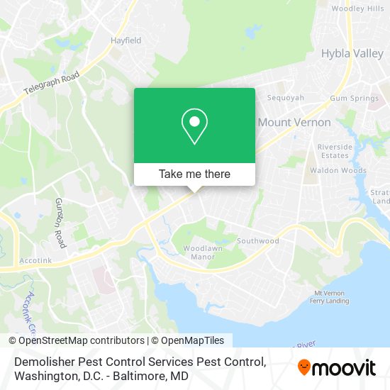Demolisher Pest Control Services Pest Control map