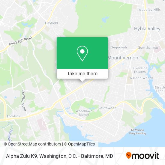 Mapa de Alpha Zulu K9