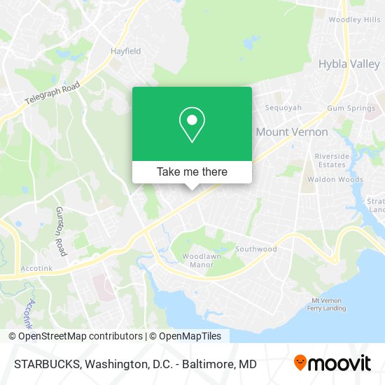 STARBUCKS map