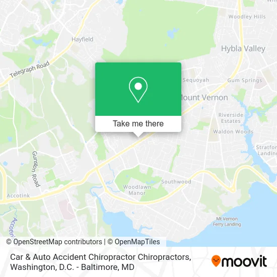 Car & Auto Accident Chiropractor Chiropractors map