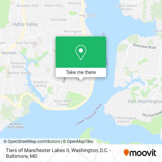 Mapa de Tiers of Manchester Lakes II