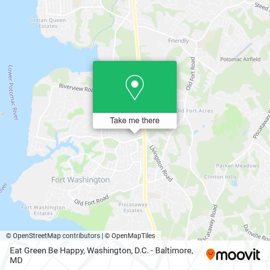 Eat Green Be Happy map