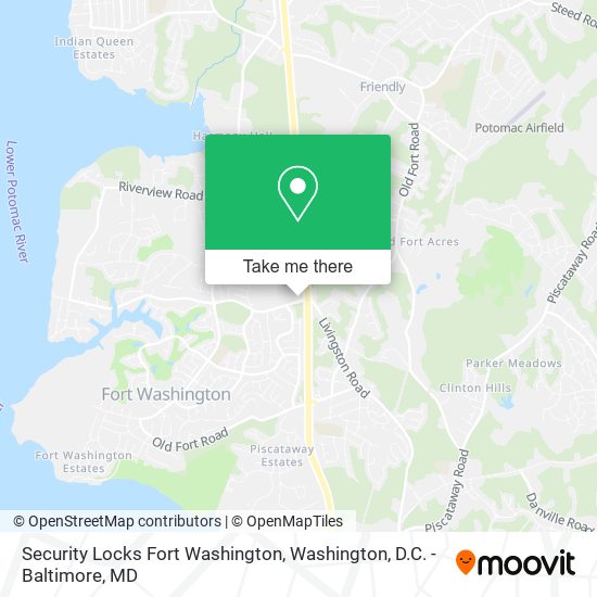 Security Locks Fort Washington map