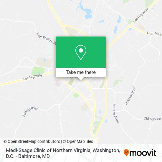 Mapa de Medi-Ssage Clinic of Northern Virginia