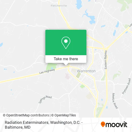 Radiation Exterminators map
