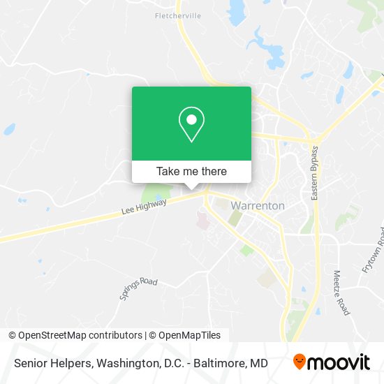 Senior Helpers map