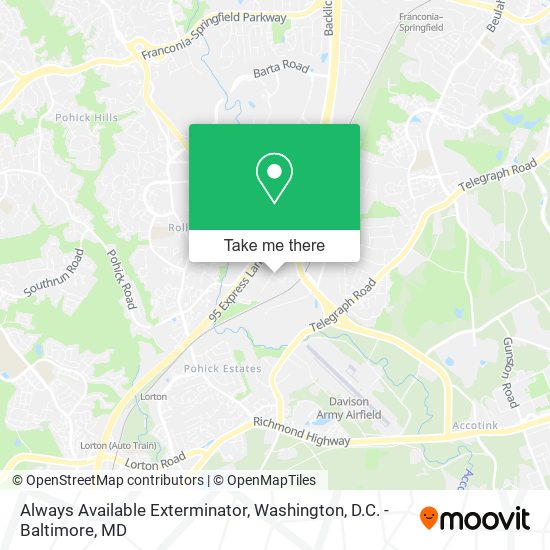 Always Available Exterminator map