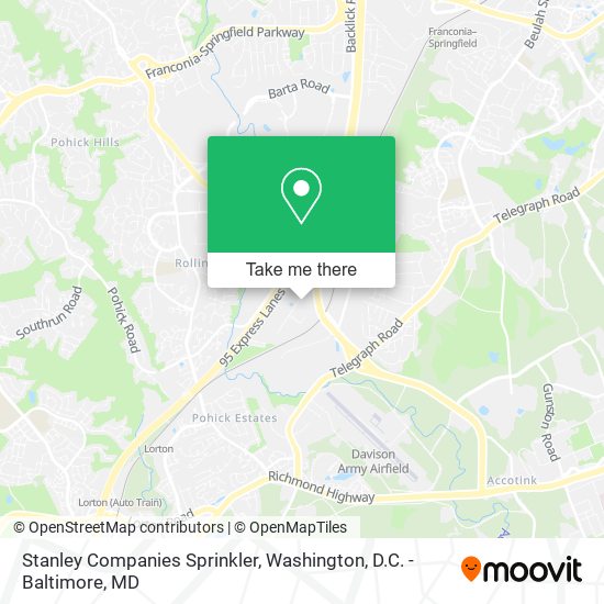 Stanley Companies Sprinkler map