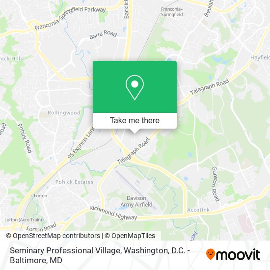 Seminary Professional Village map