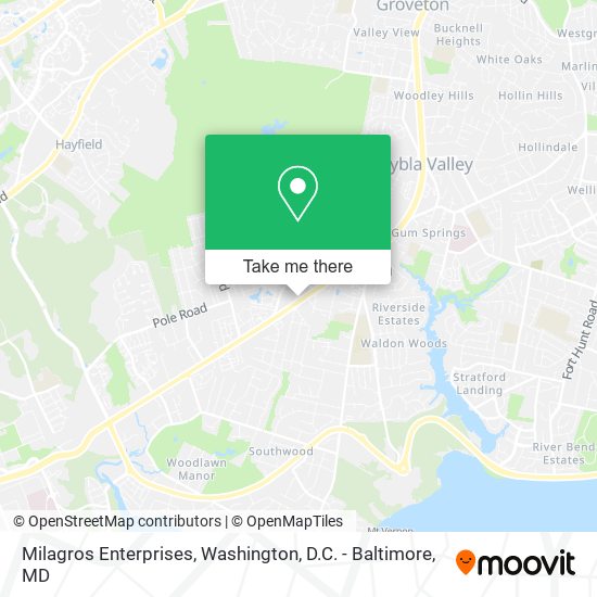 Milagros Enterprises map
