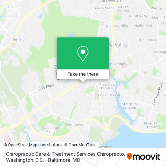 Chiropractic Care & Treatment Services Chiropracto map