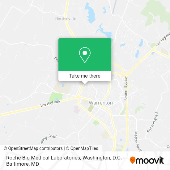 Roche Bio Medical Laboratories map
