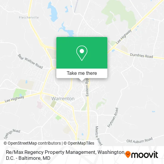 Re / Max Regency Property Management map