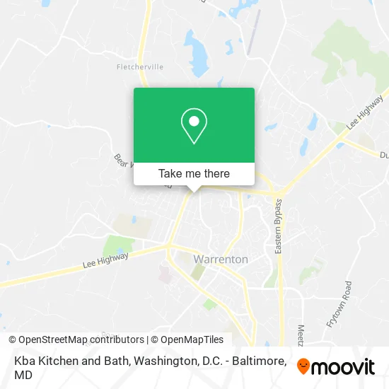 Kba Kitchen and Bath map