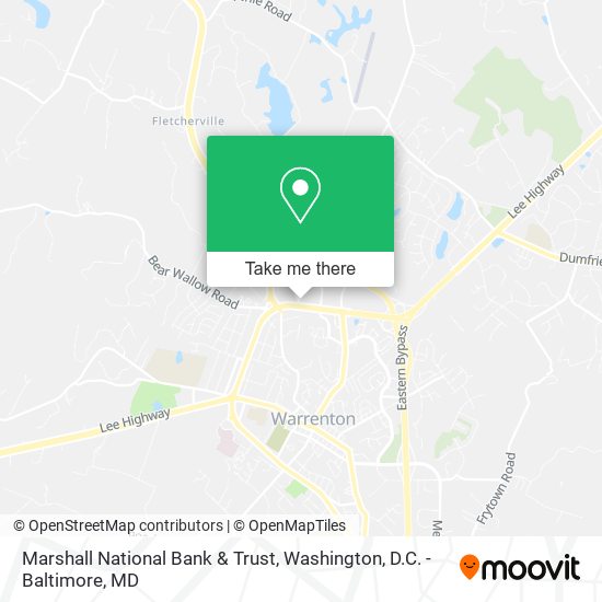 Marshall National Bank & Trust map