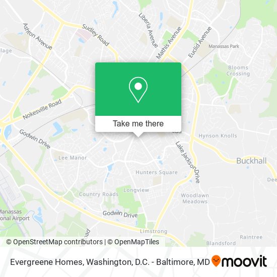 Evergreene Homes map