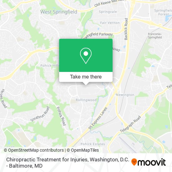 Mapa de Chiropractic Treatment for Injuries