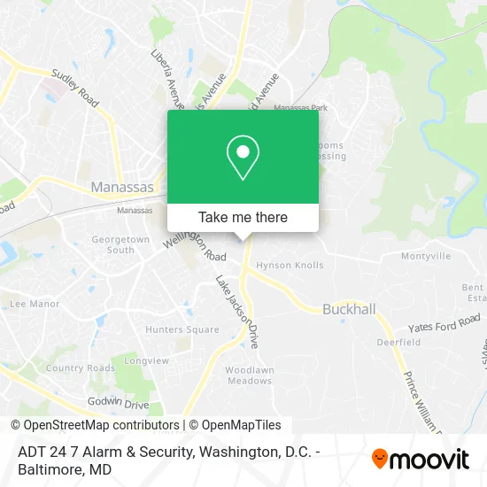 ADT 24 7 Alarm & Security map