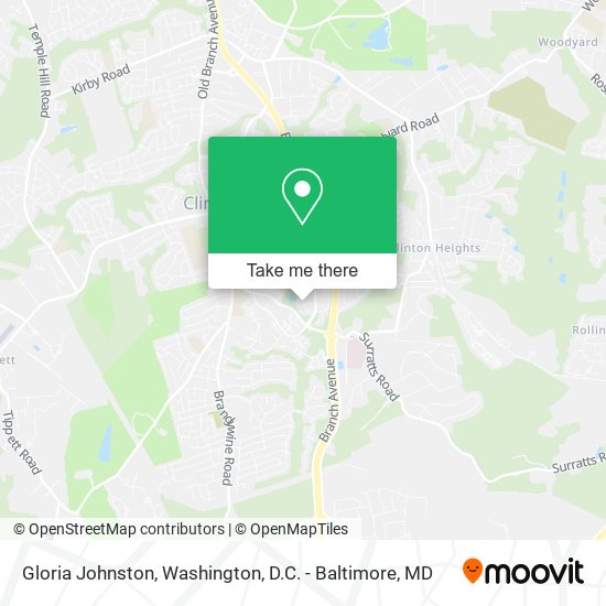 Mapa de Gloria Johnston