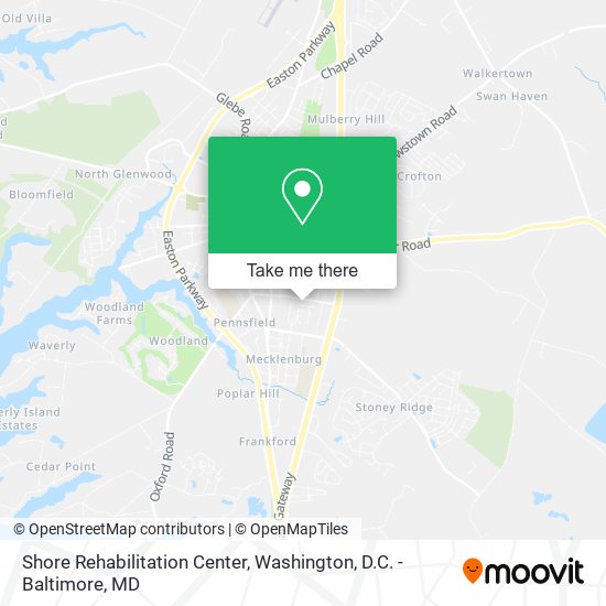 Mapa de Shore Rehabilitation Center