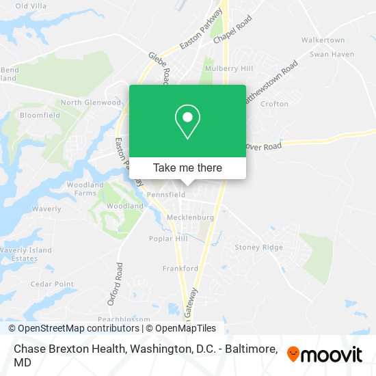 Chase Brexton Health map