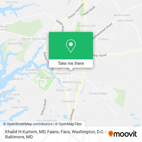 Khalid H Kurtom, MD, Faans, Facs map