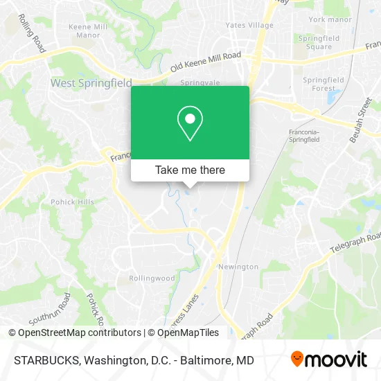 STARBUCKS map