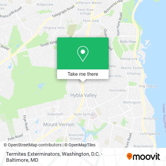 Termites Exterminators map