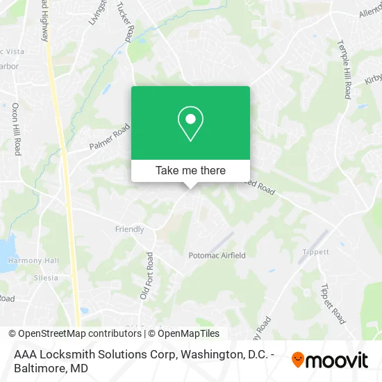 AAA Locksmith Solutions Corp map
