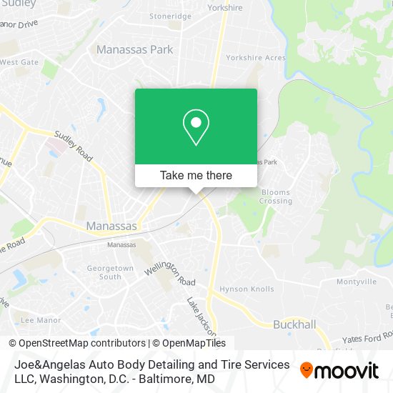 Joe&Angelas Auto Body Detailing and Tire Services LLC map